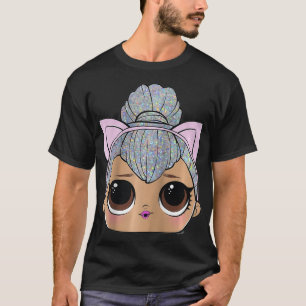 LOL Surprise Kitty Queen Big Face T-shirt