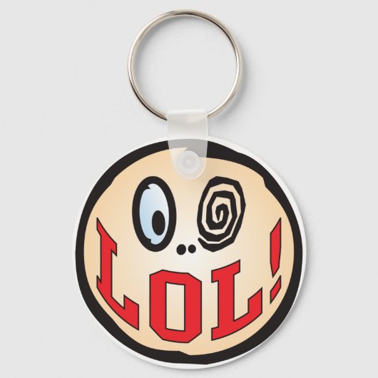 LOL-tekstkop Sleutelhanger (Voorkant)