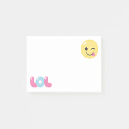 Lol Tongue vertrekt Emoji Post Post-it® Notes
