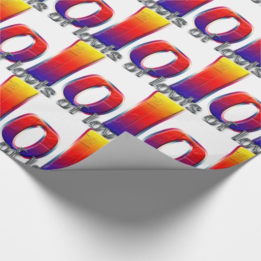 LOL (veel liefde) Cadeaupapier (Hoek)