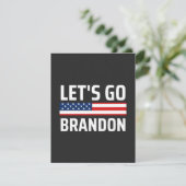 lol voor brandon chant joe biden , grappige slange bedankkaart (Staand voorkant)
