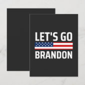 lol voor brandon chant joe biden , grappige slange bedankkaart (Voorkant / Achterkant)