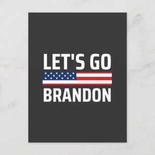lol voor brandon chant joe biden , grappige slange briefkaart