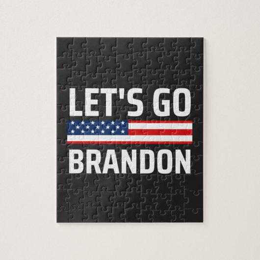 lol voor brandon chant joe biden , grappige slange legpuzzel (Verticaal)