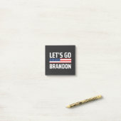 lol voor brandon chant joe biden , grappige slange post-it® notes (Op bureau)