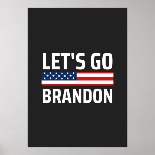lol voor brandon chant joe biden , grappige slange poster (Voorkant)