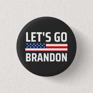 lol voor brandon chant joe biden , grappige slange ronde button 3,2 cm