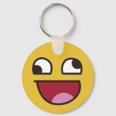 lol. waanzinnige ogen emoji sleutelhanger (Voorkant)