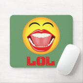 LOL Yellow Face Fun Mousepad Mousemat Muismat (Met muis)