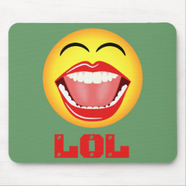 LOL Yellow Face Fun Mousepad Mousemat Muismat