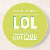 LOL ZANDSTEEN ONDERZETTER (Voorkant)