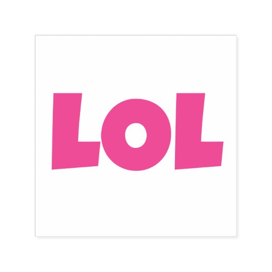 LOL  ZELFINKTENDE STEMPEL (Design)