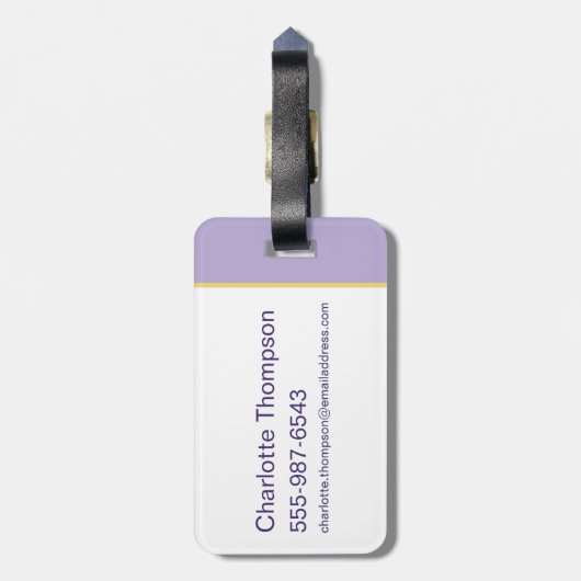 Lola 1996 Vibe Bagagelabel (Achterkant verticaal)