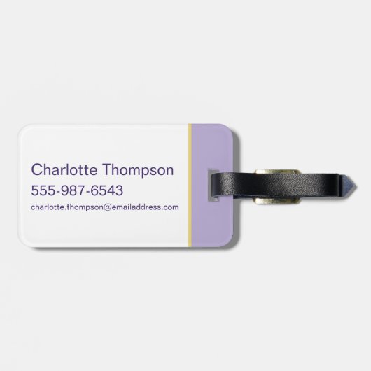 Lola 1996 Vibe Bagagelabel (Achterkant horizontaal)