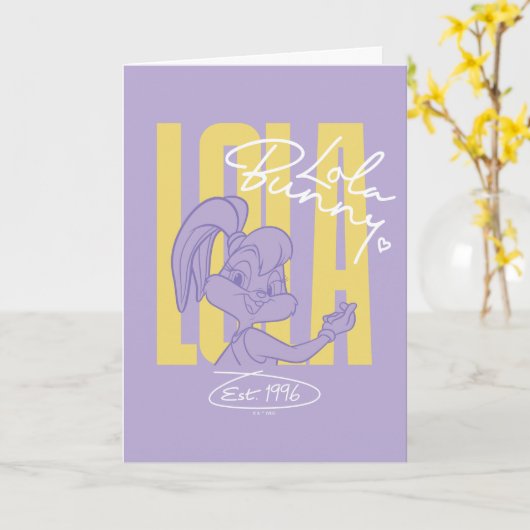 Lola 1996 Vibe Kaart (Gele Bloem)