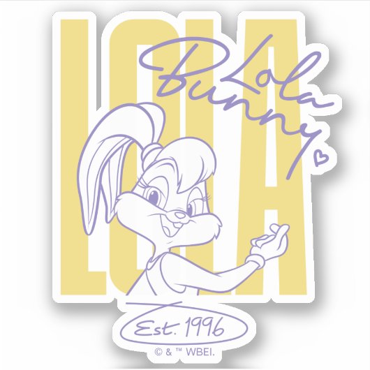 Lola 1996 Vibe Sticker (Voorkant)