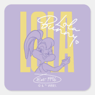 Lola 1996 Vibe Vierkante Sticker