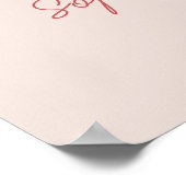 LOLA 30th Birthday, praat over 30 bij mij welkom Poster (Hoek)