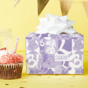 Lola '96-rasterpatroon cadeaupapier