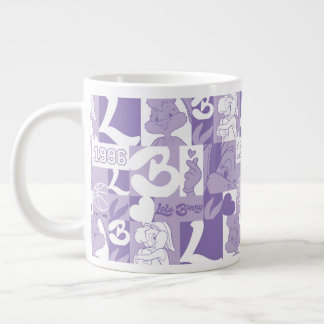 Lola '96-rasterpatroon grote koffiekop