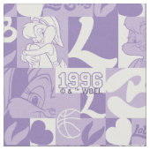 Lola '96-rasterpatroon stof (Close Up)