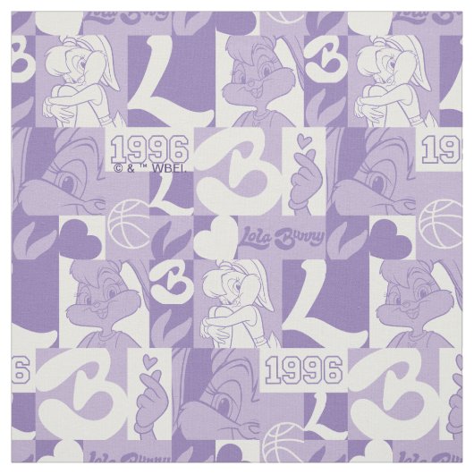 Lola '96-rasterpatroon stof (Swatch)