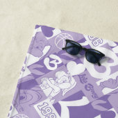 Lola '96-rasterpatroon strandlaken (In situ)