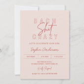 LOLA Bachelorette Party Invitation & Itinerary Kaart (Voorkant)