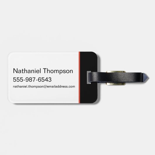 Lola Bunny Bepaal je vibe Bagagelabel (Achterkant horizontaal)