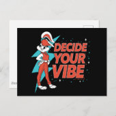 Lola Bunny Bepaal je vibe Briefkaart (Voorkant / Achterkant)