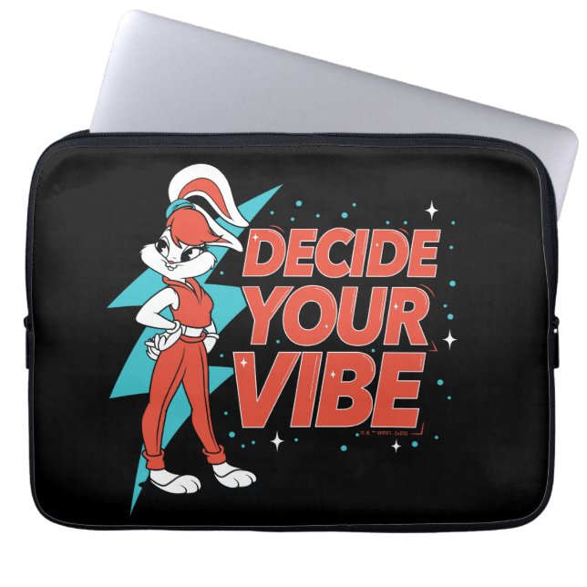 Lola Bunny Bepaal je vibe Laptop Sleeve (Voorkant)