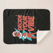 Lola Bunny Bepaal je vibe Sherpa Deken (Voorkant (horizontaal))