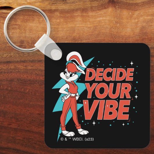 Lola Bunny Bepaal je vibe Sleutelhanger (Voorkant)