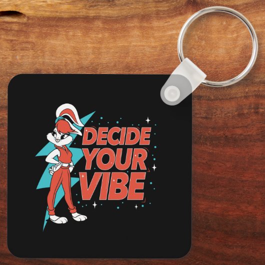 Lola Bunny Bepaal je vibe Sleutelhanger (Achterkant)