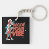 Lola Bunny Bepaal je vibe Sleutelhanger (Achterkant)
