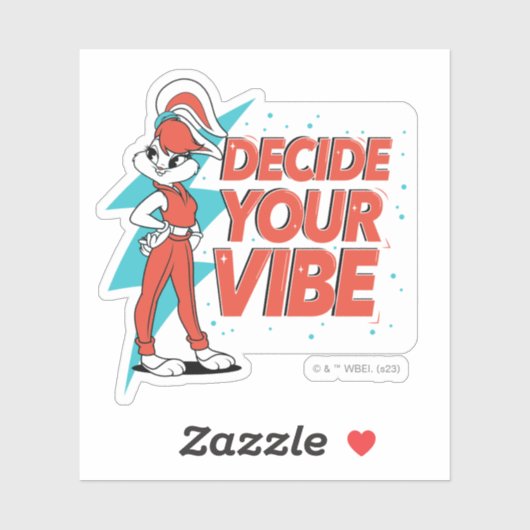 Lola Bunny Bepaal je vibe Sticker (Vel)