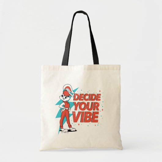 Lola Bunny Bepaal je vibe Tote Bag (Voorkant)