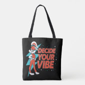 Lola Bunny Bepaal je vibe Tote Bag (Achterkant)