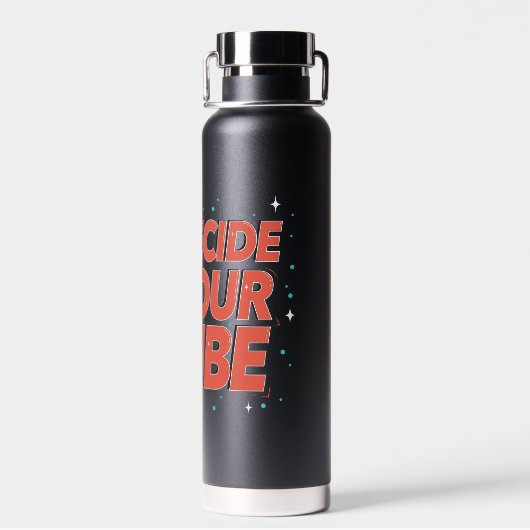 Lola Bunny Bepaal je vibe Waterfles (Achterkant)