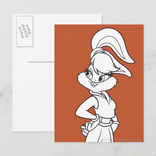 Lola Bunny Casual Briefkaart (Voorkant / Achterkant)