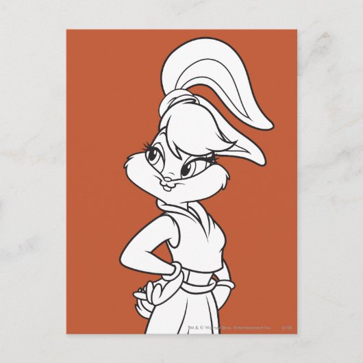 Lola Bunny Casual Briefkaart (Voorkant)