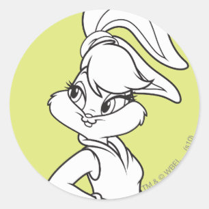 Lola Bunny Casual Ronde Sticker