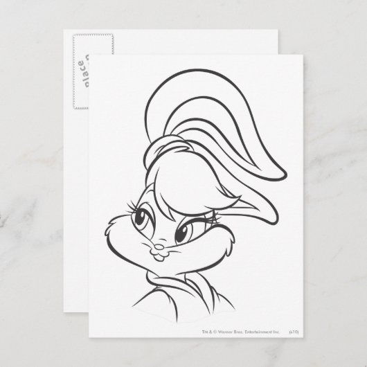 Lola Bunny Express Briefkaart (Voorkant / Achterkant)