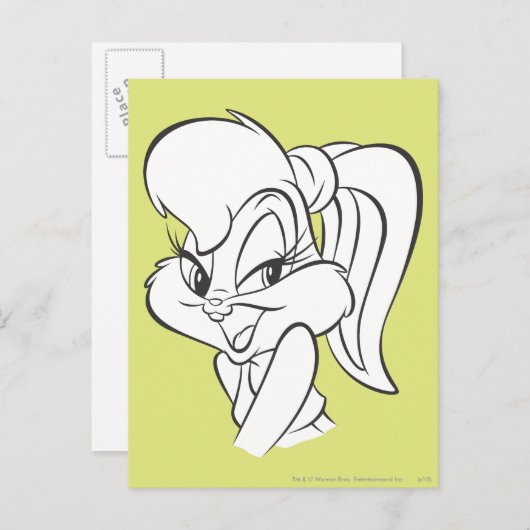 Lola Bunny Expressive 2 Briefkaart (Voorkant / Achterkant)