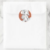 Lola Bunny Flirterig Ronde Sticker (Tas)