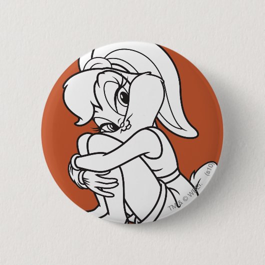 Lola Bunny Flirty Ronde Button 5,7 Cm (Voorkant)