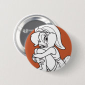 Lola Bunny Flirty Ronde Button 5,7 Cm (Voorkant /achterkant)