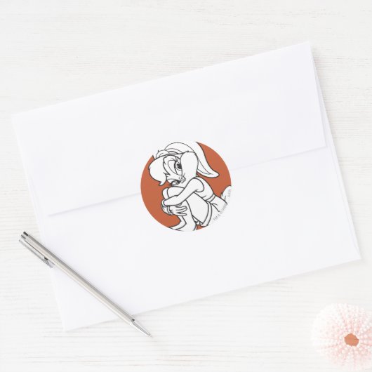 Lola Bunny Flirty Ronde Sticker (Envelop)