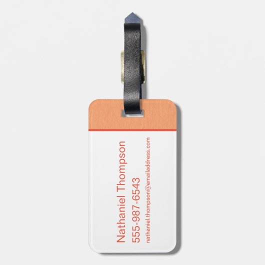 Lola Bunny I Hart Karats Bagagelabel (Achterkant verticaal)