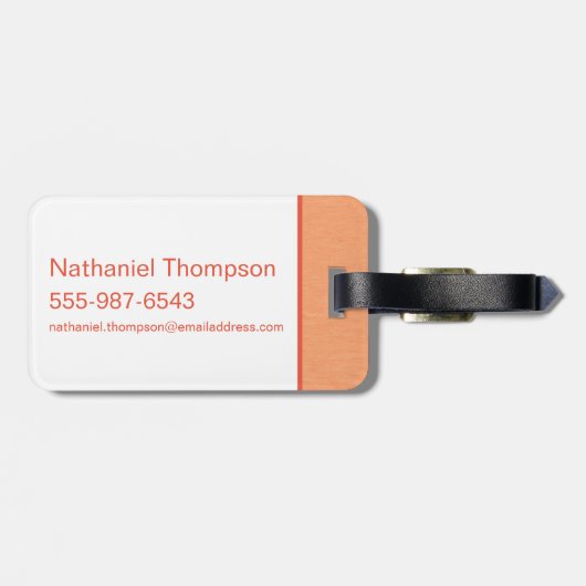 Lola Bunny I Hart Karats Bagagelabel (Achterkant horizontaal)